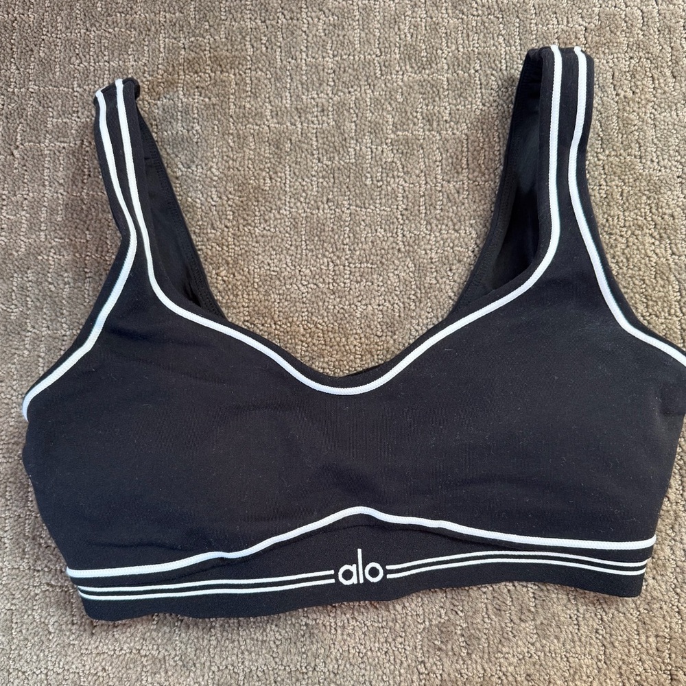 Alo Airbrush Heart Throb Bra